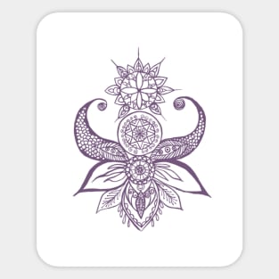 Yoga paytern Sticker